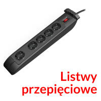 Przedłużacze i listwy przepięciowe