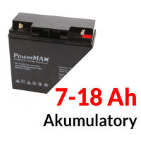 Akumulatory 7 do 18 Ah