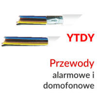 Przewody alarmowe i domofonowe