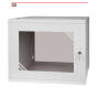 Szafa RACK wisząca, 19'', 9U, 450mm, szklane drzwi - STALFLEX - 3