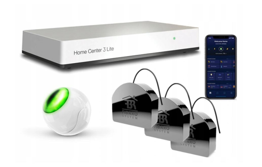 Zestaw Fibaro: HC3L + światło + detekcja ruchu - FIBARO | 5904035371706