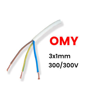 OMY 3x1 - Przewód elektryczny, żyły miedziane, linka - 100m