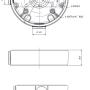 BCS-ADDM / PFA139 - Adapter montażowy do kamer kopułkowych - Dahua