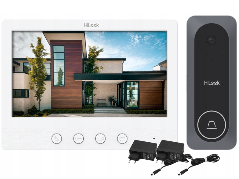 TVI-VIS-04 - Zestaw wideodomofonowy, Full HD, 4-żyłowy - HiLook by Hikvision | TVI-VIS-04
