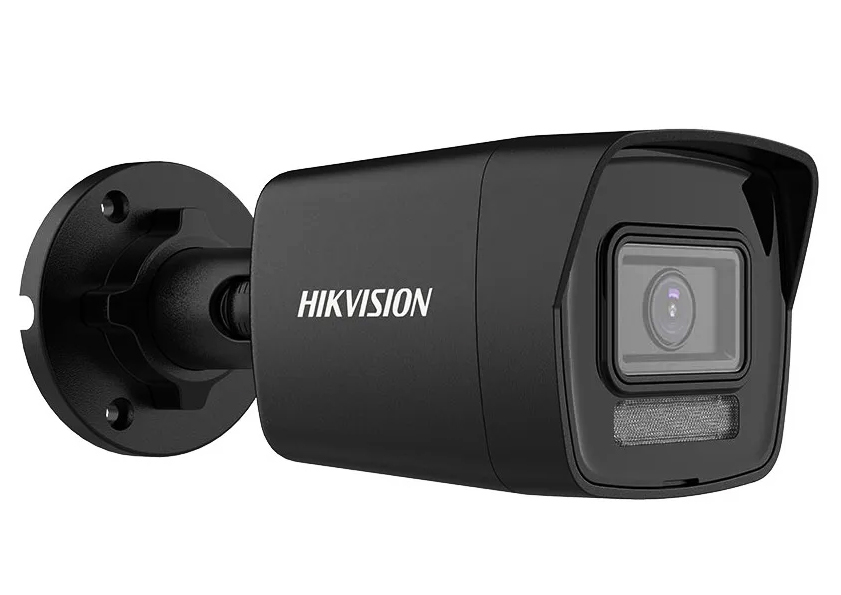 DS-2CD1043G2-LIU BLACK - Kamera tubowa IP, 4MPx, Smart Hybrid Light 30m, Mikrofon - Hikvision | DS-2CD1043G2-LIU BLACK