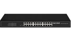 NX-S2800-24G - Switch sieciowy 24x 10/100/1000Mbps, niezarządzalny - NIXAR | 5904035373335