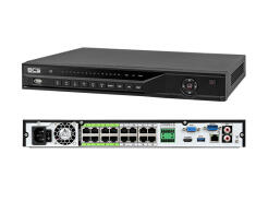 BCS-NVR1602-4K-P-AI - Rejestrator IP 16-kanałowy, do 16Mpx, 2x HDD, PoE, AI - BCS LINE | BCS-NVR1602-4K-P-AI