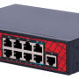 SW0908HIPOE-120 - Switch PoE 4+2 10/100Mbps, 60W - Safire