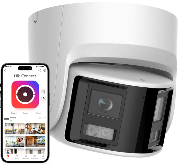 DS-2CD2346G2P-ISU/SL - Kamera panoramiczna IP 4Mpx 2x 2.8mm, AcuSense, IR30m - Hikvision | 6931847178949