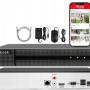 Zestaw do Monitoringu IP 6Mpx, 8 Kamer IPC-T260HA-LU BLACK Smart Hybrid Light, PoE - HiLook by Hikvision