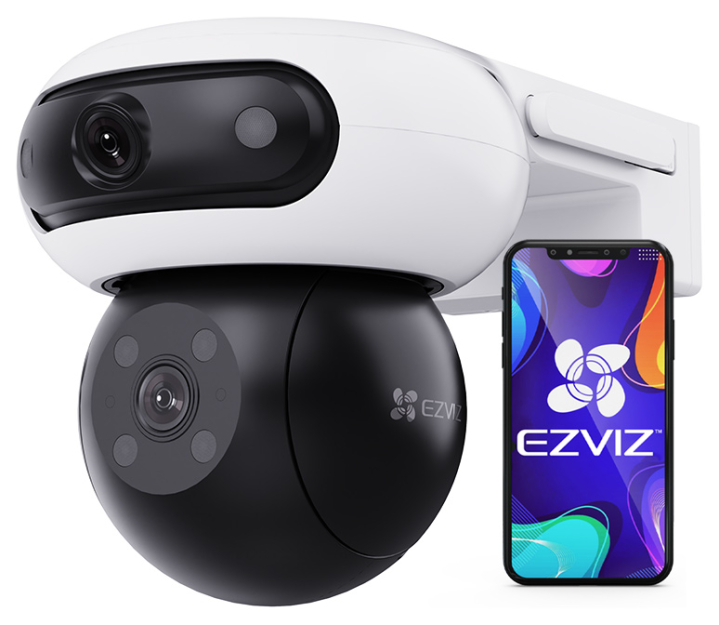 C90 2K+ - Kamera obrotowa WiFi, Podwójne obiektywy 2x 4MPx, IR30m, Dual Light, Autotracking - EZVIZ | C90 2K+