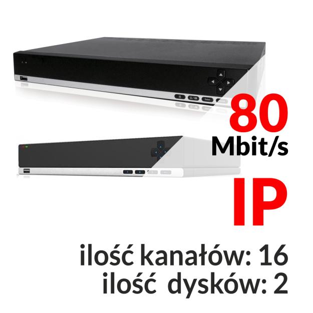 NVR CHAMP NC-2160 - Rejestrator uniwersalny 16-kanałowy IP - NUUO | NC-2160