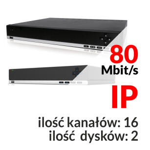 NVR CHAMP NC-2160 - Rejestrator uniwersalny 16-kanałowy IP - NUUO | NC-2160