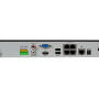 BCS-P-NVR0401-4K-4P - Rejestrator 4 kanałowy PoE, 12Mpix, 4K, 1HDD, 64Mb/s, Onvif, H.265 - BCS POINT
