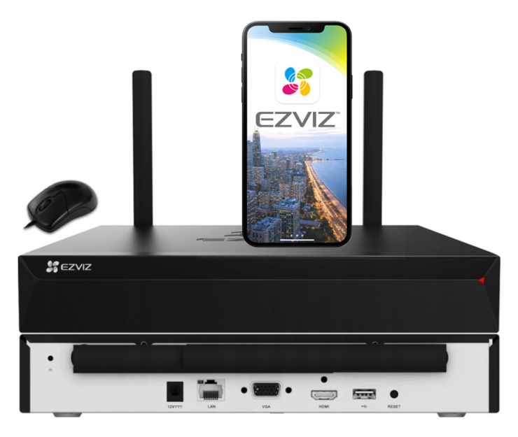 X5S-4W - Rejestrator IP WiFi 4-kanałowy, do 5Mpx, H.265 - EZVIZ | X5S-4W
