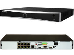 DS-7608NXI-K2/8P - Rejestrator IP 8-kanałowy, do 12Mpx, 2x HDD, 8x PoE, AcuSense, MD 2.0 - Hikvision | 6931847175092