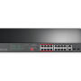 TL-SL1218MP - Switch 16x PoE+, 10/100Mbps, 2x Uplink 1 Gbps - TP-LINK