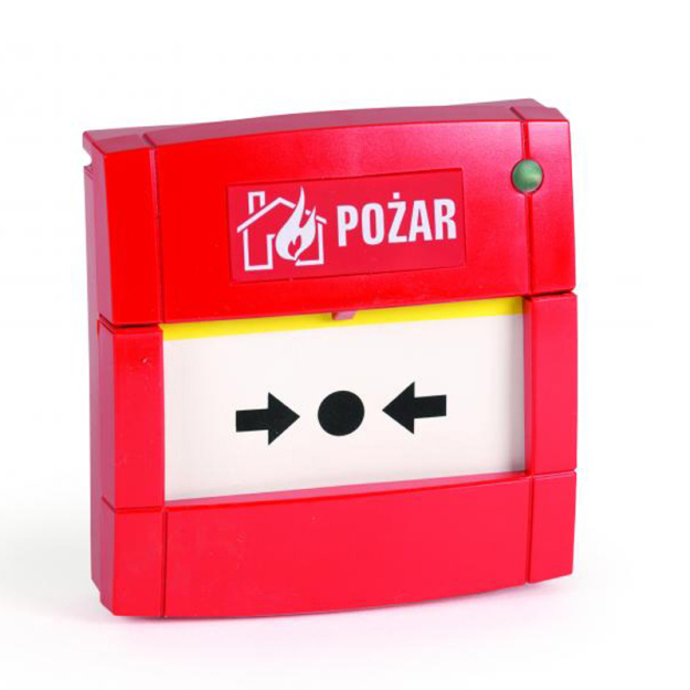 6000/MCP - Wewnętrzny ręczny ostrzegacz pożarowy z izolatorem zwarć - D+H | 6000/MCP