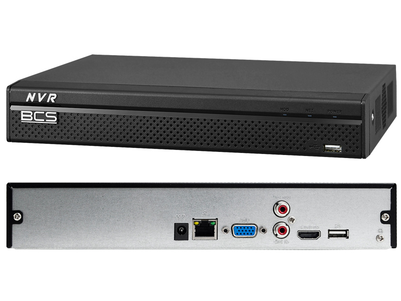 BCS-L-NVR1601-4KE - Rejestrator IP 16-kanałowy, do 8 Mpx, 1x HDD - BCS LINE | BCS-L-NVR1601-4KE