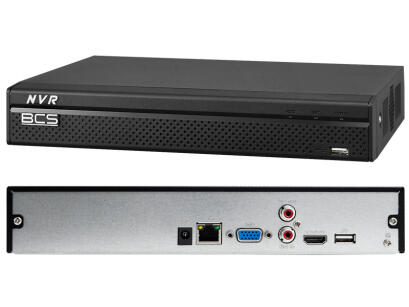 BCS-L-NVR1601-4KE - Rejestrator IP 16-kanałowy, do 8 Mpx, 1x HDD - BCS LINE | BCS-L-NVR1601-4KE
