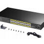 GS1028PS2 - Switch PoE 24+2 10/100/1000Mbps, 2x SFP 1.25Gb/s, 300W - Cudy