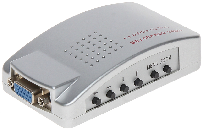 AX-2560 Konwerter - VGA-VIDEO, wej - VGA; wyj - Video composite (Cinch), S-VIDEO | AX-2560