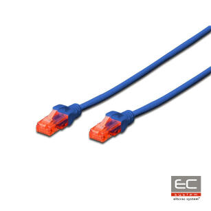 DK-1612-005/B - Patch cord RJ45/RJ45 U/UTP kat.6 AWG 26/7 PVC - DIGITUS