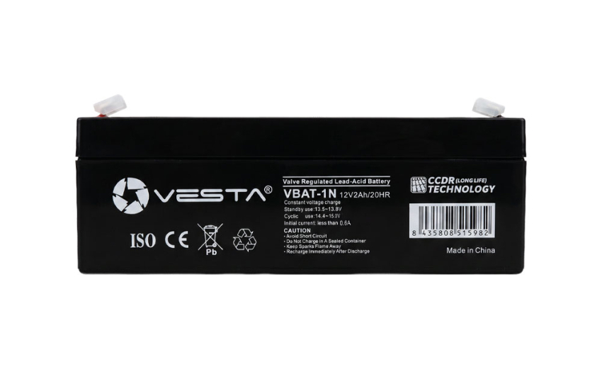 VBAT-1N - Akumulator AGM 12V 2Ah - Vesta | VBAT-1N