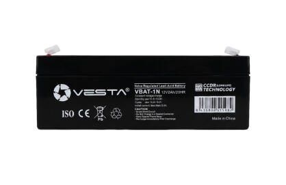 VBAT-1N - Akumulator AGM 12V 2Ah - Vesta | VBAT-1N