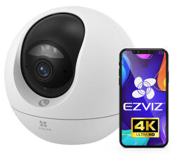 C6c 4K - Kamera wewnętrzna obrotowa  WiFi 5GHz/2.4GHz, 8Mpx, IR10m, Auto tracking - EZVIZ | 6941545631646