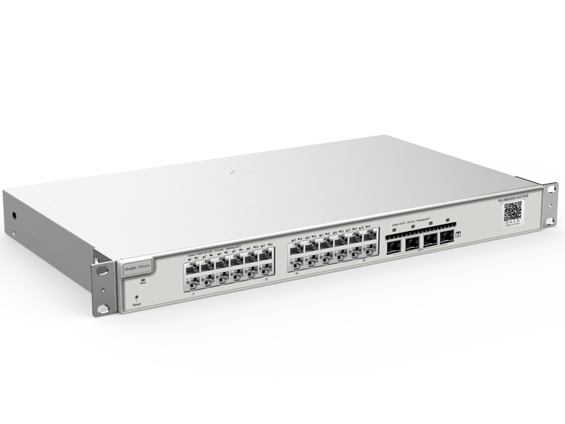 RG-NBS3200-24GT4XS - Switch sieciowy 24+4 10/100/1000Mbps, 4xSFP+ 10G, zarządzalny - Reyee by Ruijie | RG-NBS3200-24GT4XS