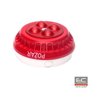 SO-Pd13 - Sygnalizator optyczny z zespołem diod LED, bez synchronizacji - W2 | SO-Pd13