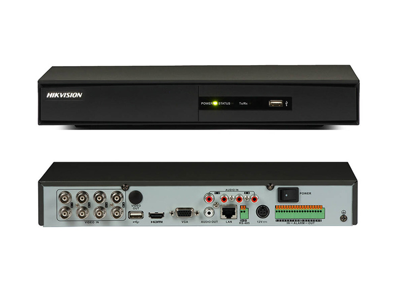 DS-7208HGHI-SH/A - Rejestrator 8-kanałowy 2.0 Mpix HD-TVI / ANALOG / IP - HIKVISION | DS-7208HGHI-SH/A