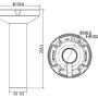 BCS-ARKD / PFB300C - Adapter montażowy rurowy - Dahua