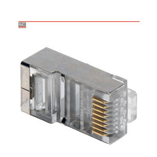 RJ45/C6-EKRAN - Wtyk modularny, Kat. 6 zaciskany, 100 sztuk - Aliquam  | RJ45/C6-EKRAN