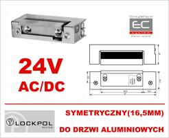 1410-24AC/DC - Elektrozaczep 24VAC/DC symetryczny do drzwi aluminiowych - Lockpol | 1410-24AC/DC