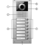 DRC-5UC - Kamera kolorowa, 5-abonentowa (standard PAL) - Commax | DRC-5UC