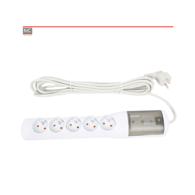 ACAR XPROTECTOR STAN-5M - Listwa zasilająca, 5 gniazd, 2300W, 5m, wymienne bezpieczniki - ACAR | ACAR XPROTECTOR STAN