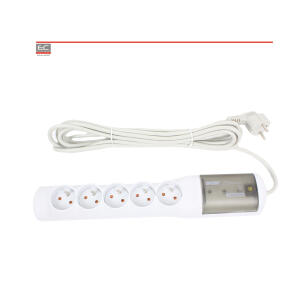 ACAR XPROTECTOR STAN-5M - Listwa zasilająca, 5 gniazd, 2300W, 5m, wymienne bezpieczniki - ACAR | ACAR XPROTECTOR STAN