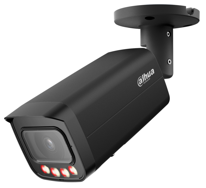 IPC-HFW21249T-AS-IL-0280B BLACK - Kamera tubowa IP 12Mpx, Smart Dual Illumination, WizSense,  2.8mm, Mikrofon - DAHUA | 6939554951367