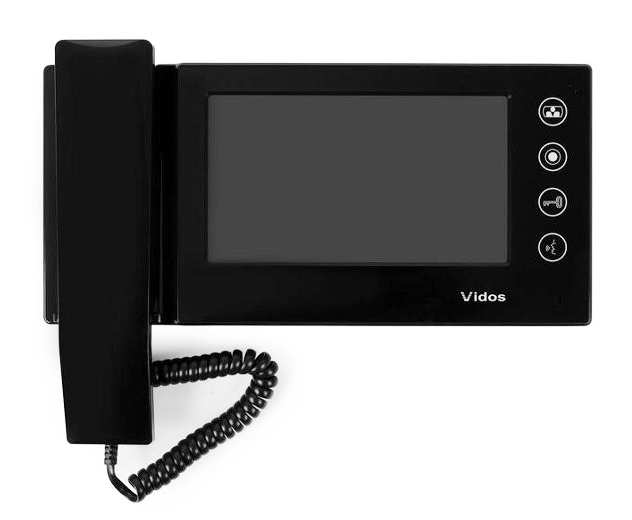 M270B - Monitor kolorowy 7” LCD ze słuchawką, czarny - Vidos | Sklep EC ...