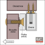 EL-1500DSL - Zwora elektromagnetyczna z sygnalizacją i diodą LED - SCOT | EL-1500DSL