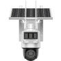 PTZ-S4-4G - Kamera obrotowa 4Mpx LTE/4G z zasilaniem Solarnym, 2.8mm, Hybrid Light, Radar PIR+MW, Audio - Hilook by Hikvision