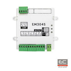 EM304S - Moduł 4 wyjść potencjałowych nadzorowanych - INIM | EM304S