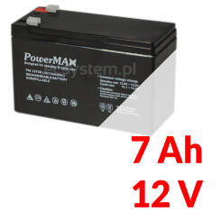 PM 1270S - Akumulator PowerMAX 7Ah 12V - MaxBat | PM 1270S