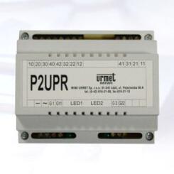 P2UPR - Przekaźnik dwuwejściowy - Miwi-Urmet | P2UPR