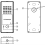 DP-2HPR/DR-2PN - Zestaw domofonowy jednoabonentowy - Commax | DP-2HPR/DR-2PN