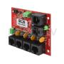BCS-SP0406 Zestaw PoE 24V dla 4 wideomonitorów IP w obudowie wenętrznej BCS - widok switcha BCS-xPoE6