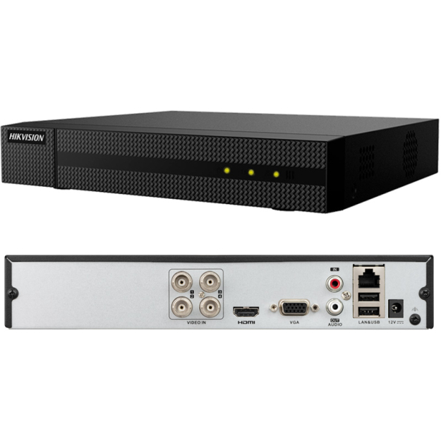 HWD-6104MH-G4 / DVR-4CH-2MP - Rejestrator 4-kanałowy 5w1, do 4 Mpx, H.265+ - Hikvision Hiwatch | 6941264031208