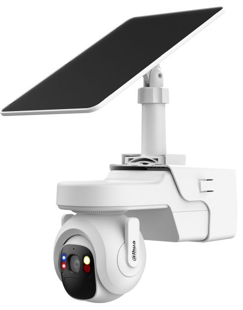 KIT/BP4A-4G/M0508 - Kamera obrotowa 4Mpx LTE/4G z panelem solarnym, 3.6mm, Smart Dual Light, AOV - Dahua | 6937552403017